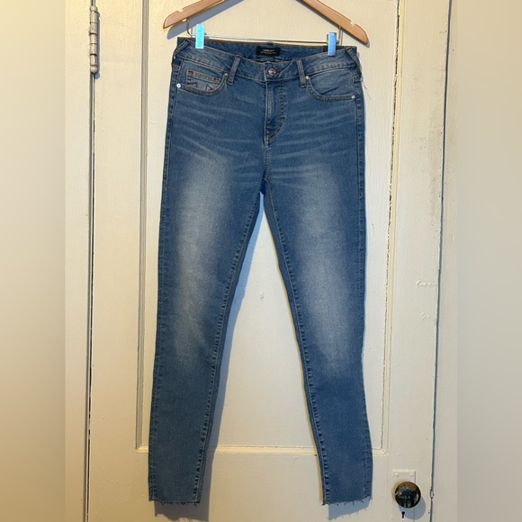 NWT Jennie Mid-Rise Curvy Skinny Jean w/ Raw Hem | Size: 28 | Medium Maze Runner - Picture 9 of 10